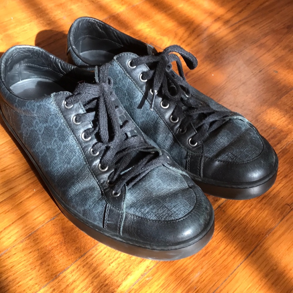 Gucci Black Gg supreme shoes size 10Us 9Gucci